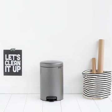 New Icon pedal bin 12 liter - platinum - Brabantia