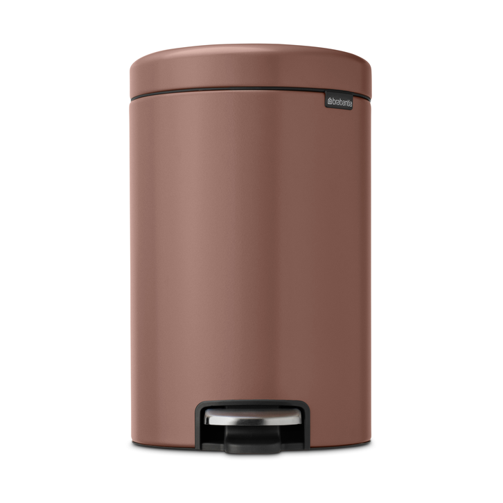 Brabantia New Icon pedal bin 12 liter Satin taupe | Scandinavian Design | Pedal bins | Brown