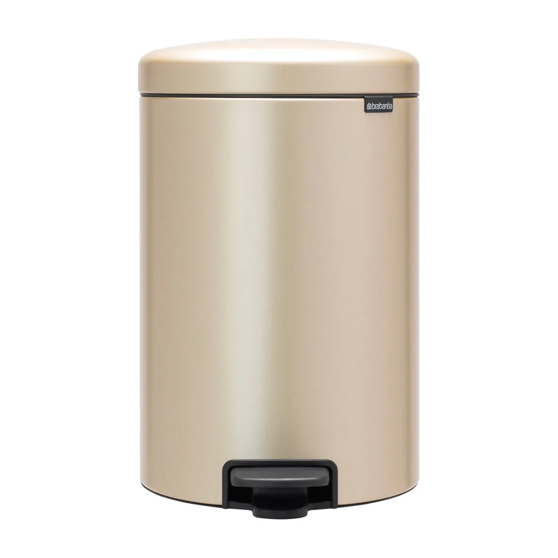 New Icon pedal bin 20 liter, Metallic Gold Brabantia