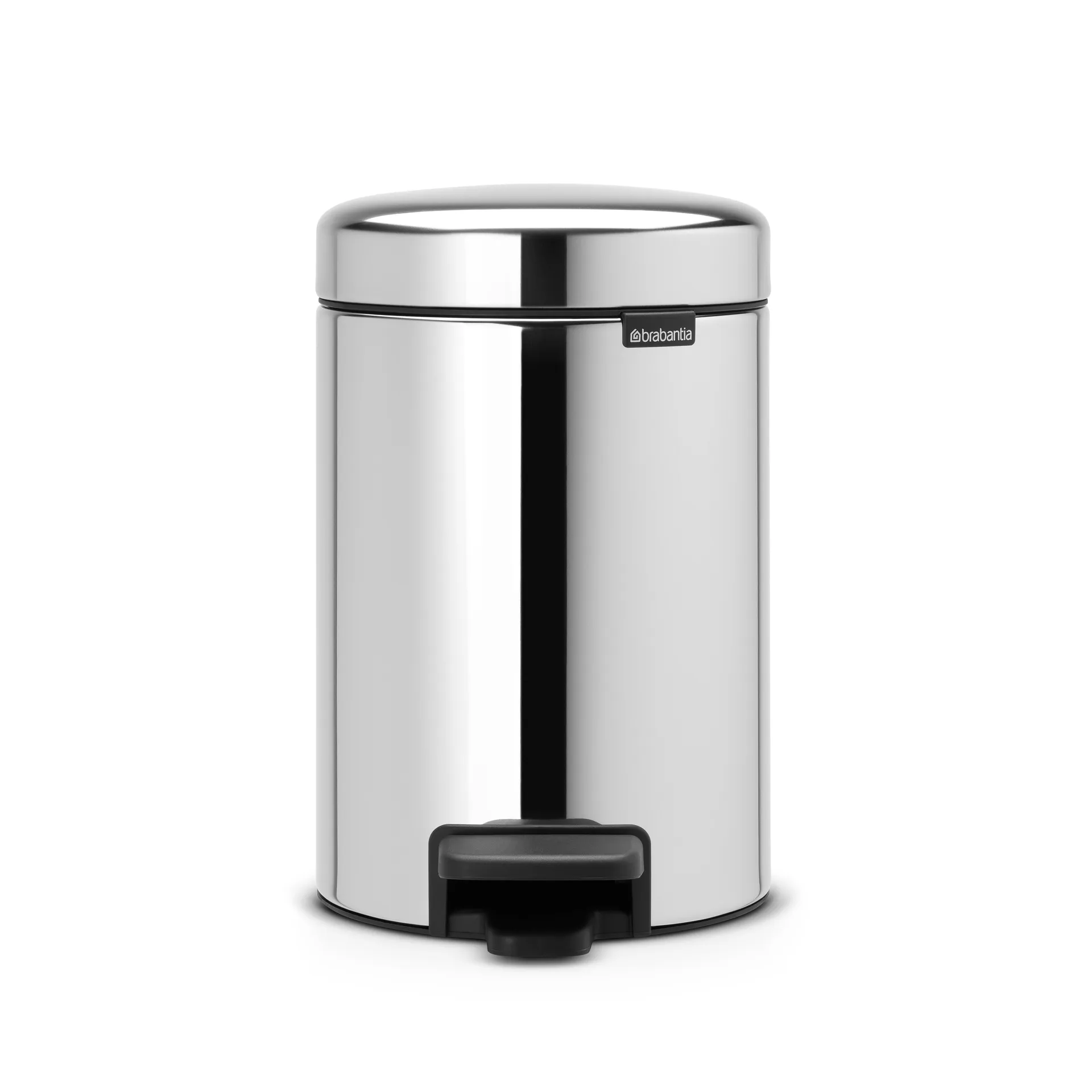 New Icon pedal bin 3 liter, brilliant steel Brabantia