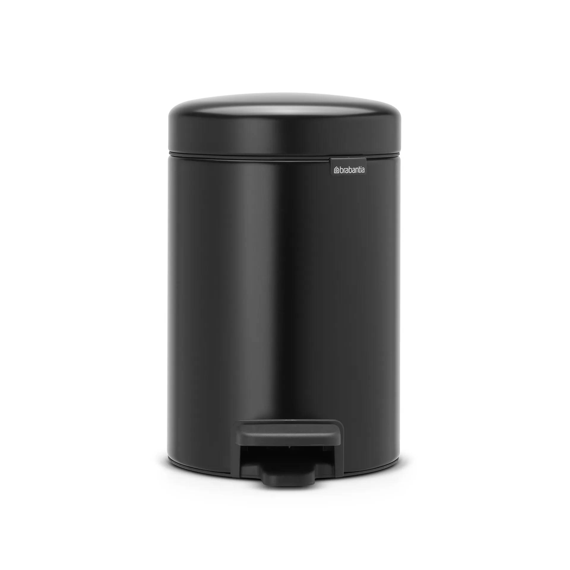 New Icon pedal bin 3 liter, matte black Brabantia