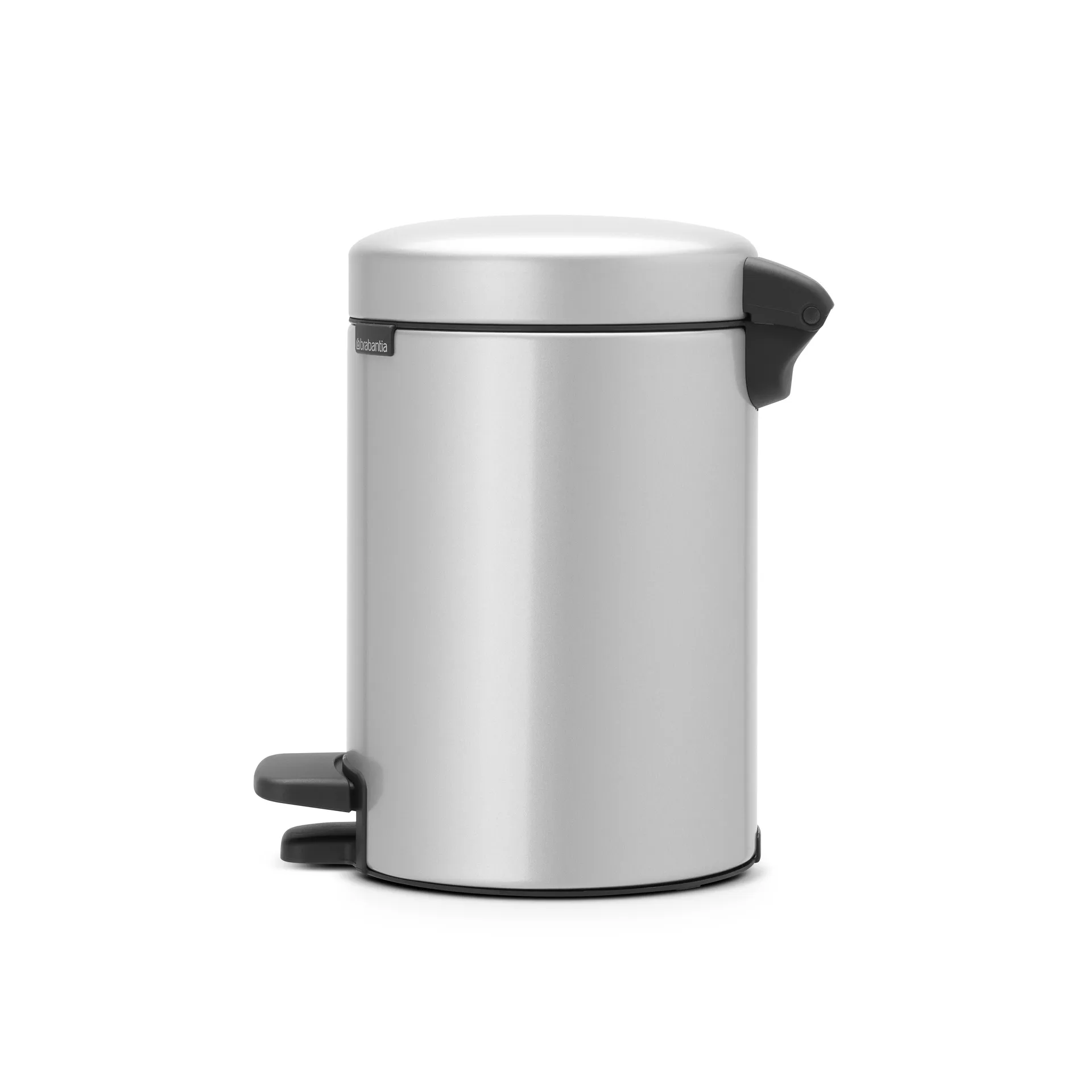 New Icon pedal bin 3 liter, metallic grey Brabantia