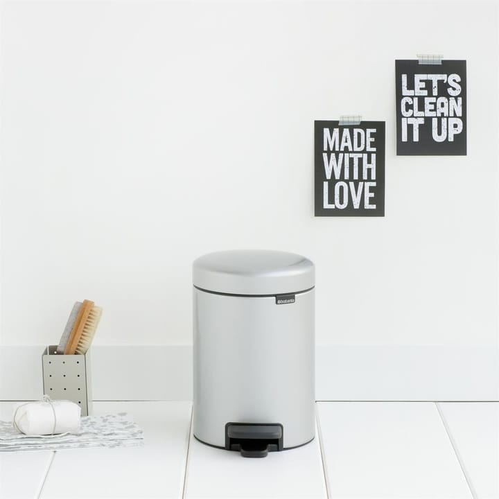 New Icon pedal bin 3 liter - metallic grey - Brabantia