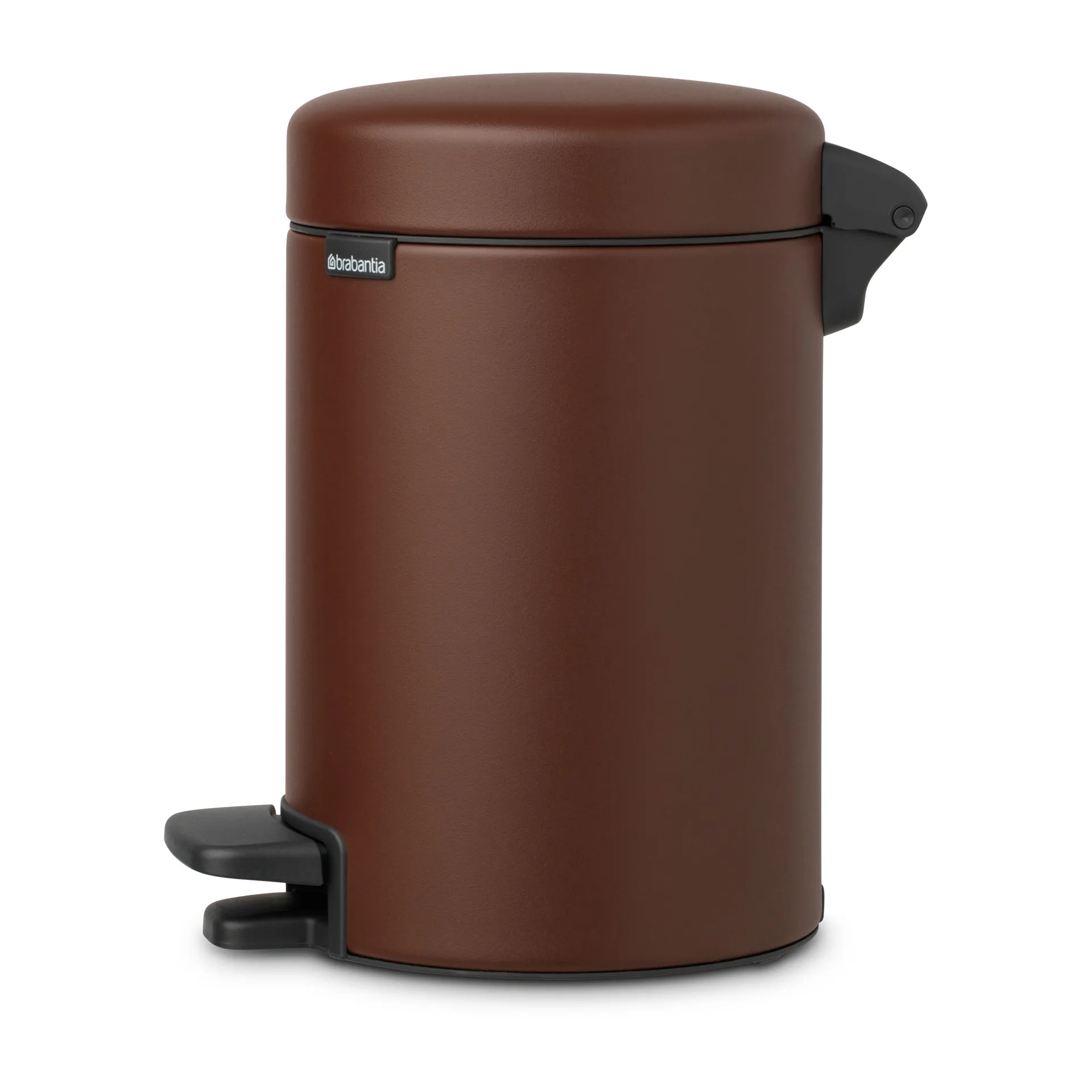New Icon pedal bin 3 liter, Mineral cosy brown Brabantia