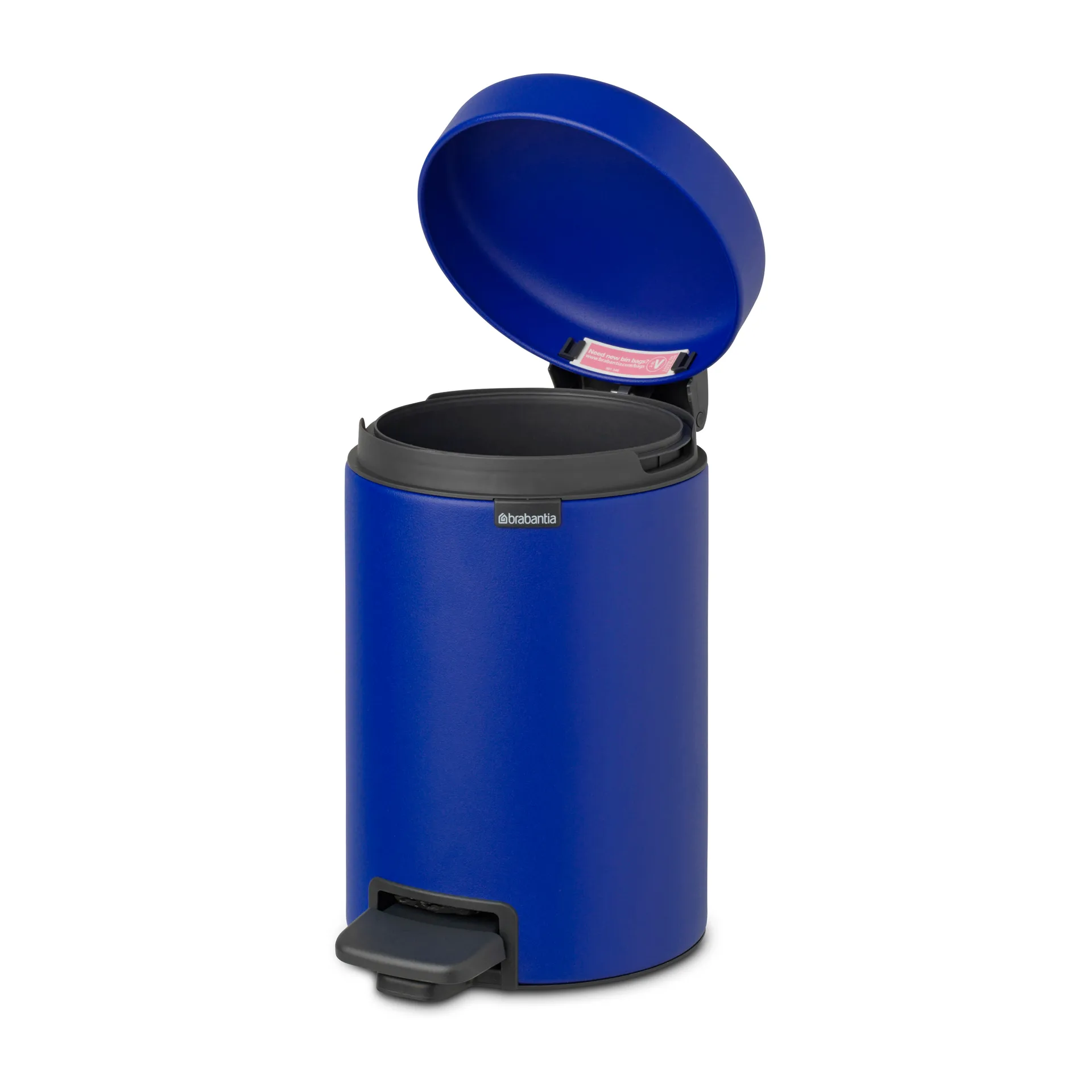 New Icon pedal bin 3 liter, Mineral powerful blue Brabantia