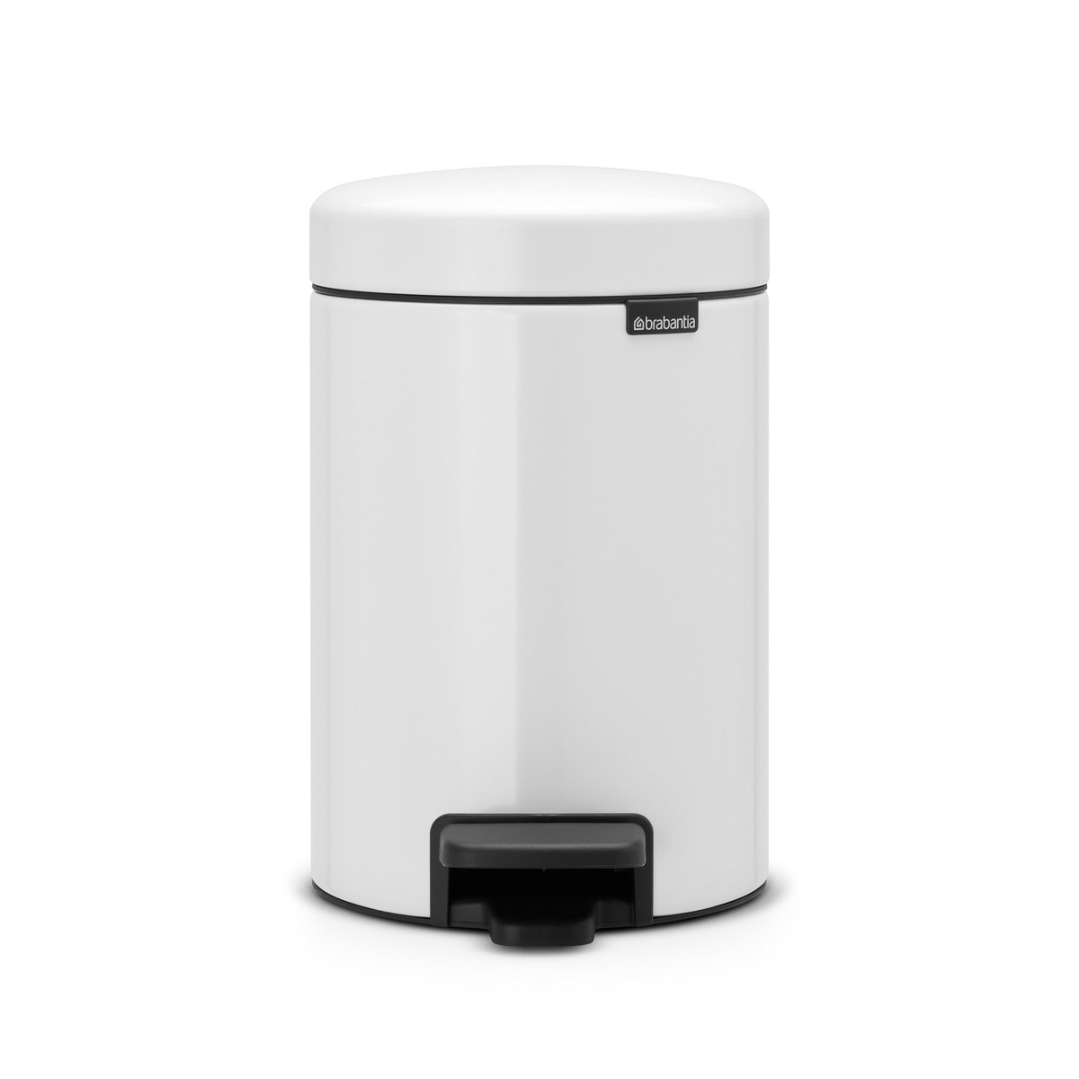Brabantia New Icon pedal bin 3 liter white | Scandinavian Design | Pedal bins | White