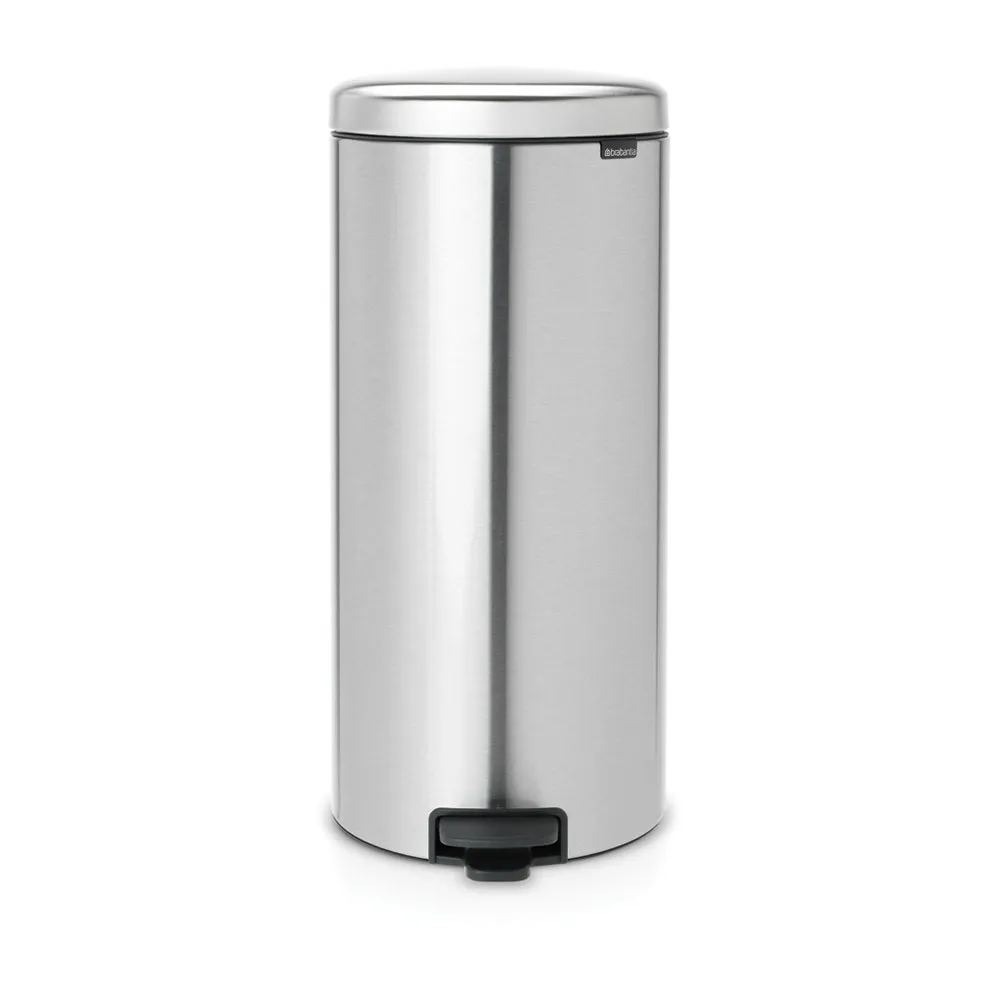 New Icon pedal bin 30 liter, Matt steel fingerprint proof Brabantia