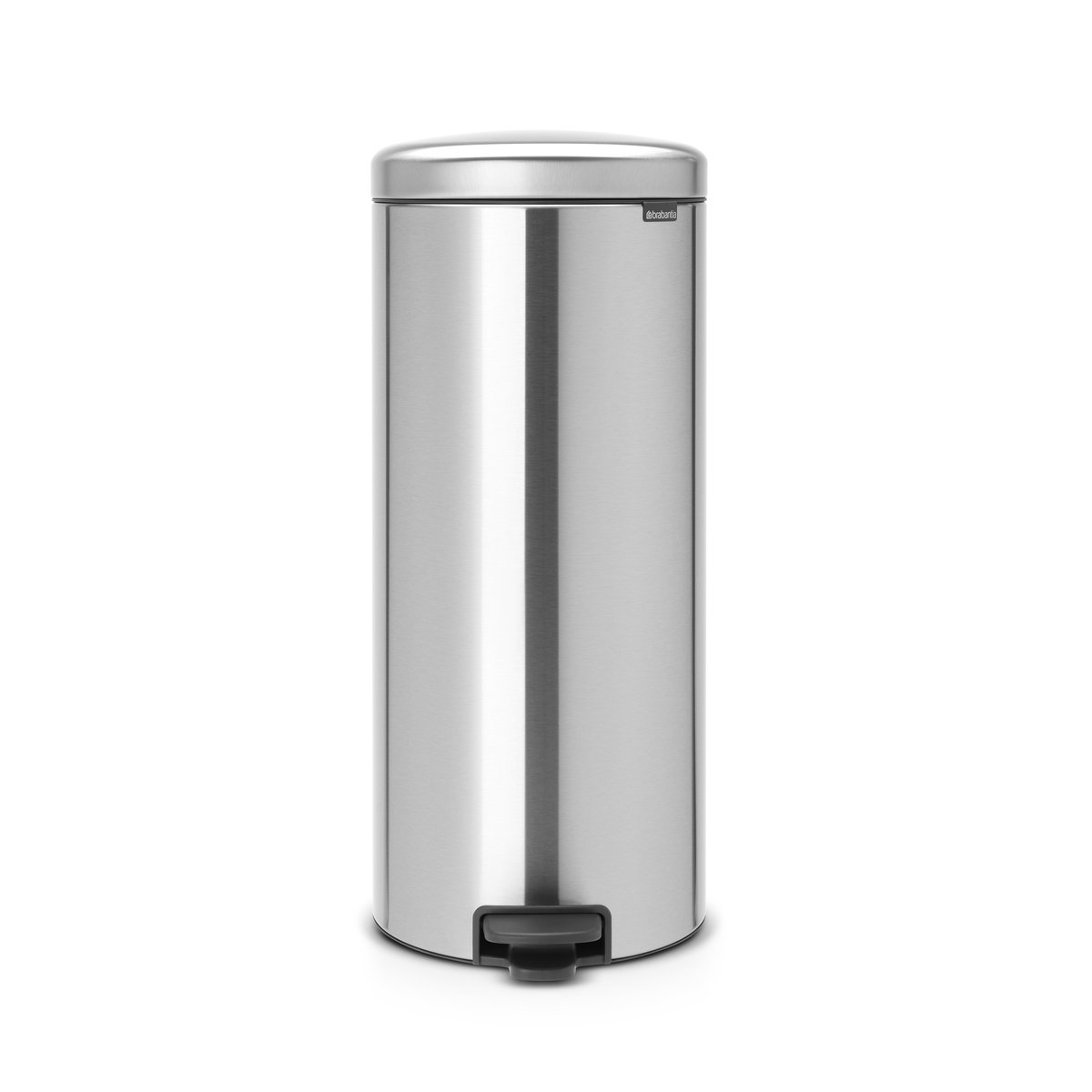 Brabantia New Icon pedal bin 30 liter matt steel | Scandinavian Design | Pedal bins | Silver-coloured