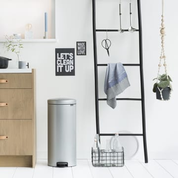 New Icon pedal bin 30 liter - metallic grey (grey) - Brabantia