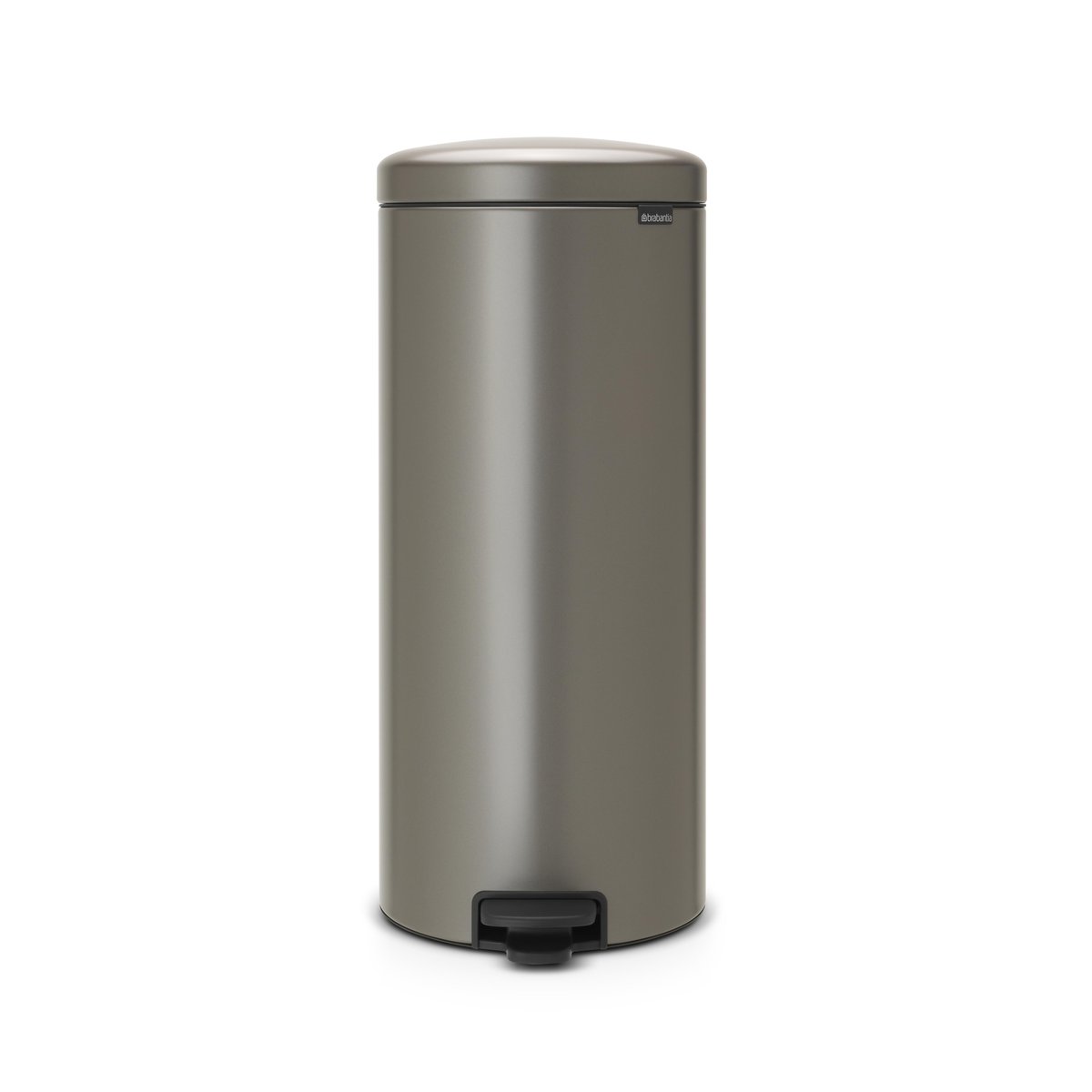 Brabantia New Icon pedal bin 30 liter platinum | Scandinavian Design | Pedal bins | Grey