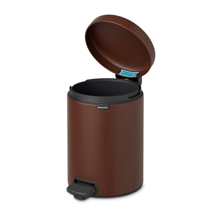 New Icon pedal bin 5 liter, Mineral cosy brown Brabantia