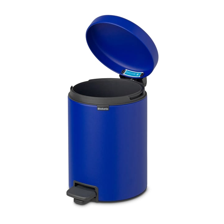 New Icon pedal bin 5 liter, Mineral powerful blue Brabantia
