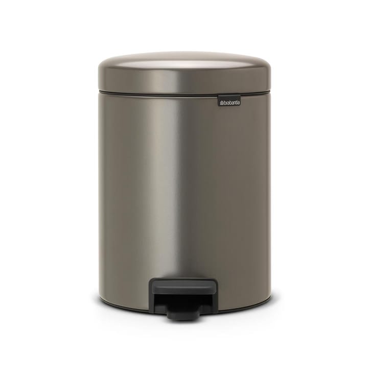 New Icon pedal bin 5 liter - platinum - Brabantia