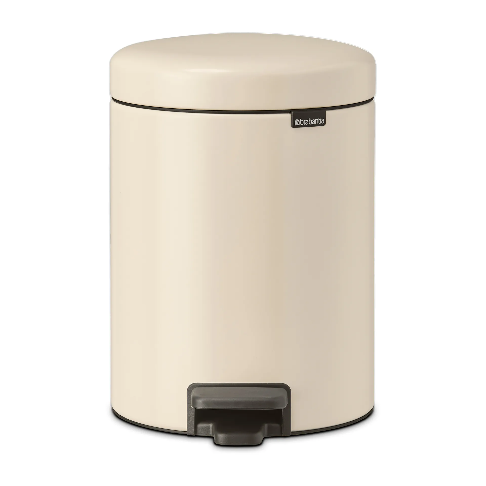 New Icon pedal bin 5 liter, Soft beige Brabantia