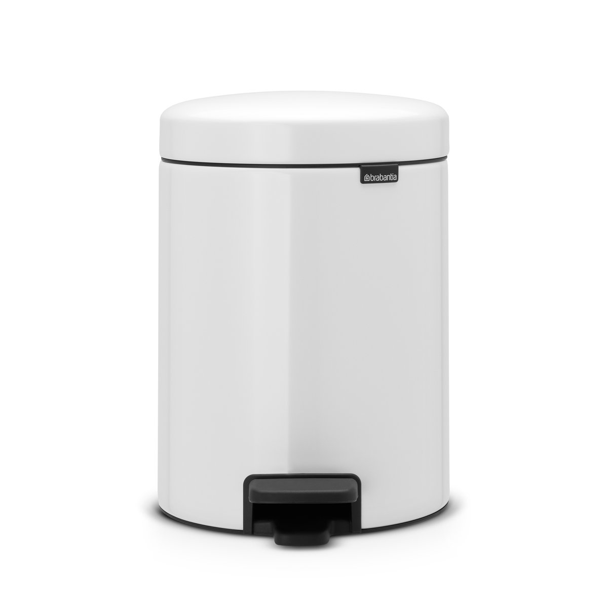 Brabantia New Icon pedal bin 5 liter white | Scandinavian Design | Pedal bins | White