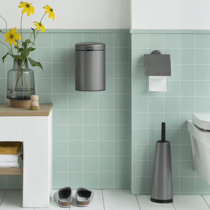 New Icon wall bucket 3 liter - platinum - Brabantia