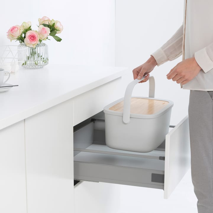 Nic bread box - light grey - Brabantia