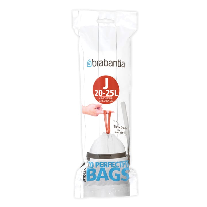 PerfectFit waste bag J (20 bags per roll) - 20-25 L - Brabantia