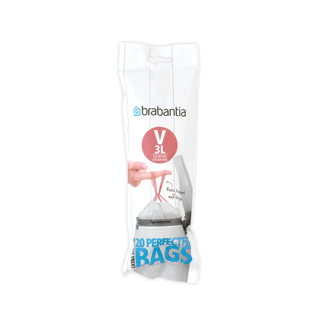 Brabantia PerfectFit waste bag V (20 bags per roll) 3 L