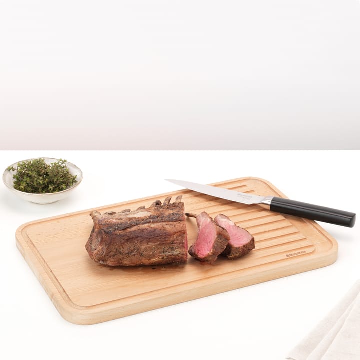 Profile cutting board for meat - Beech wood - Brabantia