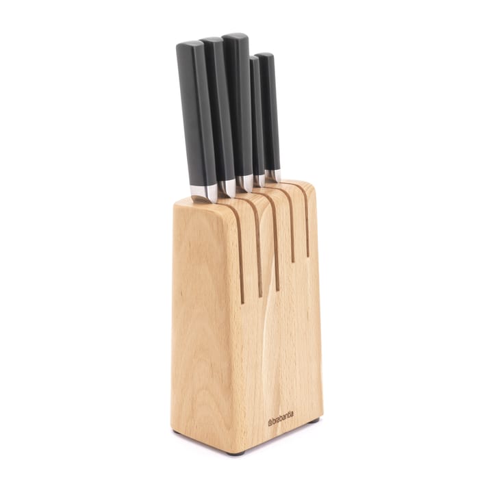 Profile knife Block with knifees 5st - Wood - Brabantia