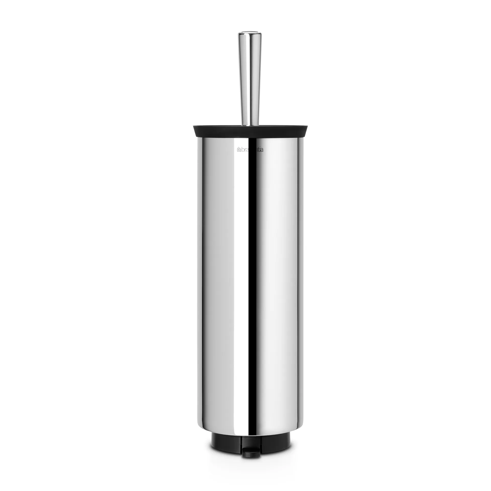 Profile toilet brush with wall mounting, brilliant steel Brabantia