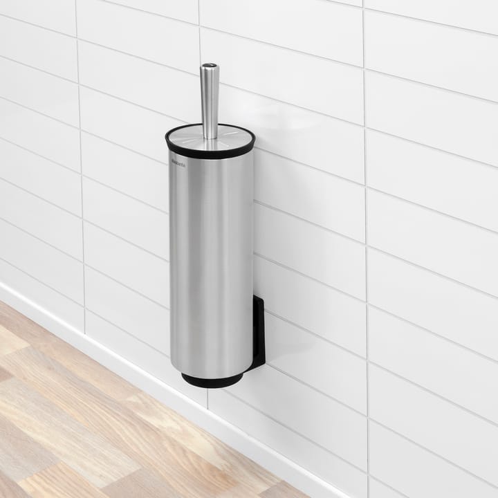Profile toilet brush with wall mounting - matte steel - Brabantia