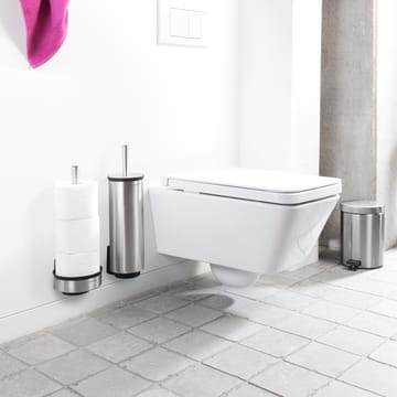 Profile toilet roll dispenser for 3 rolls - matte steel - Brabantia