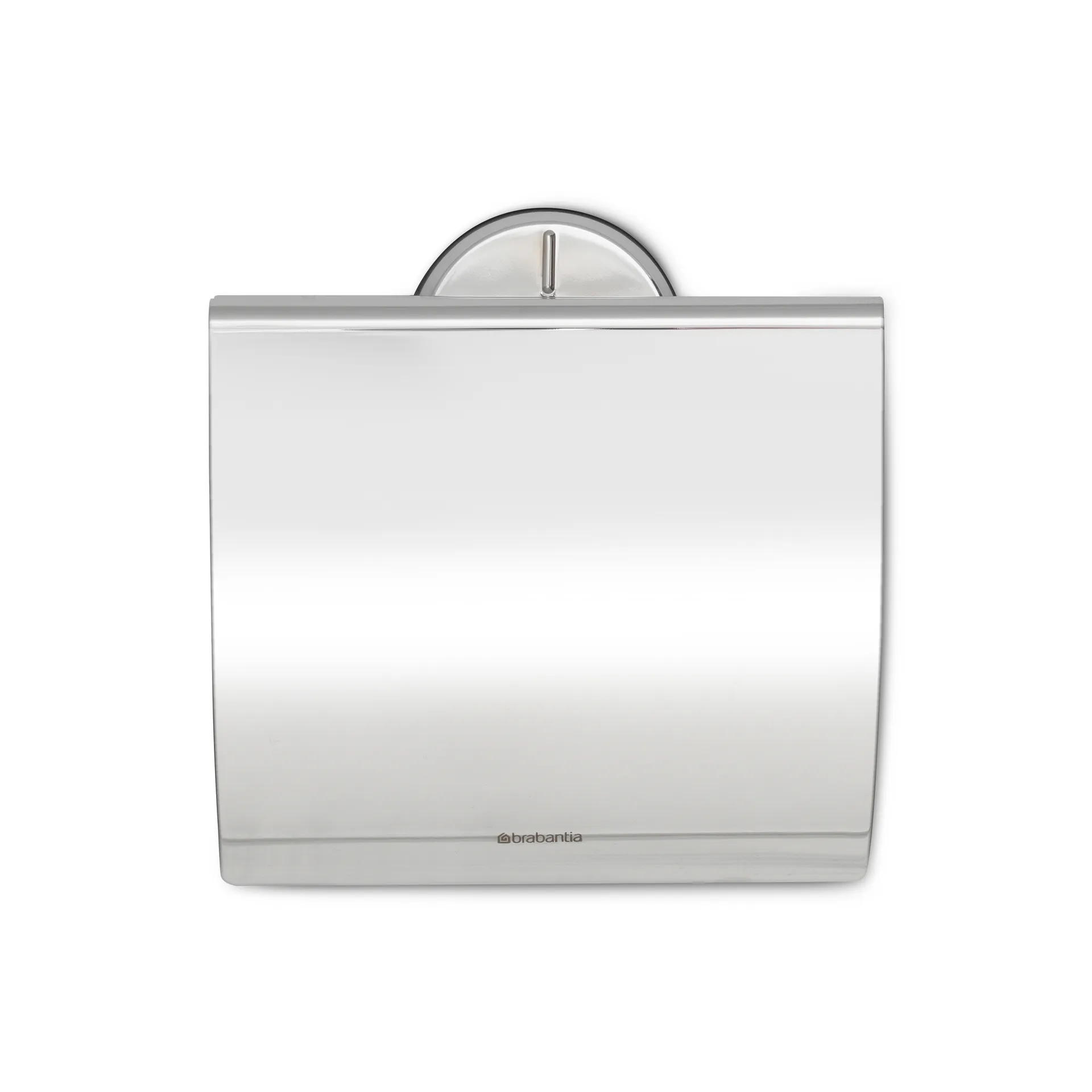 Profile toilet roll holder, brilliant steel Brabantia