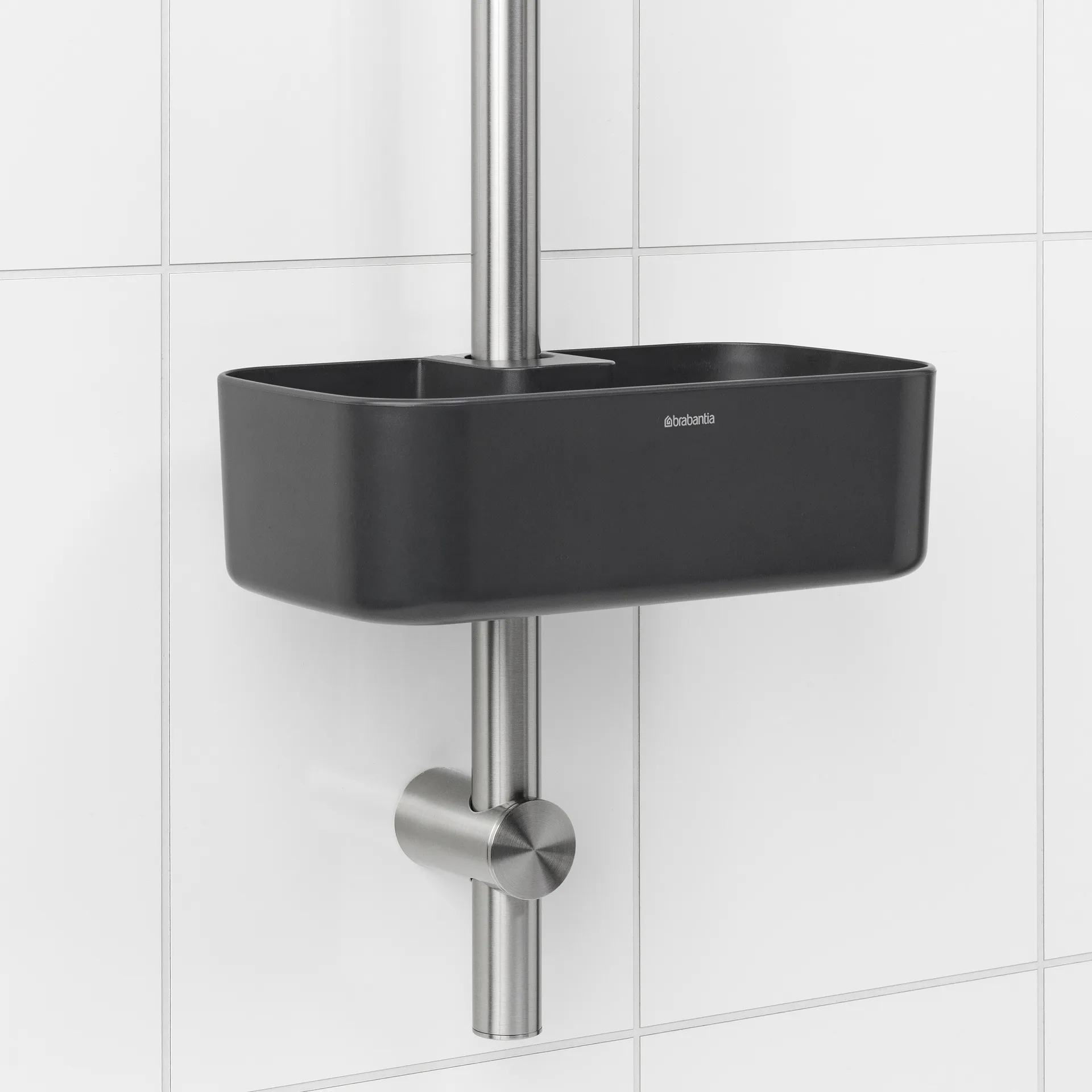 ReNew shower caddy, dark grey Brabantia