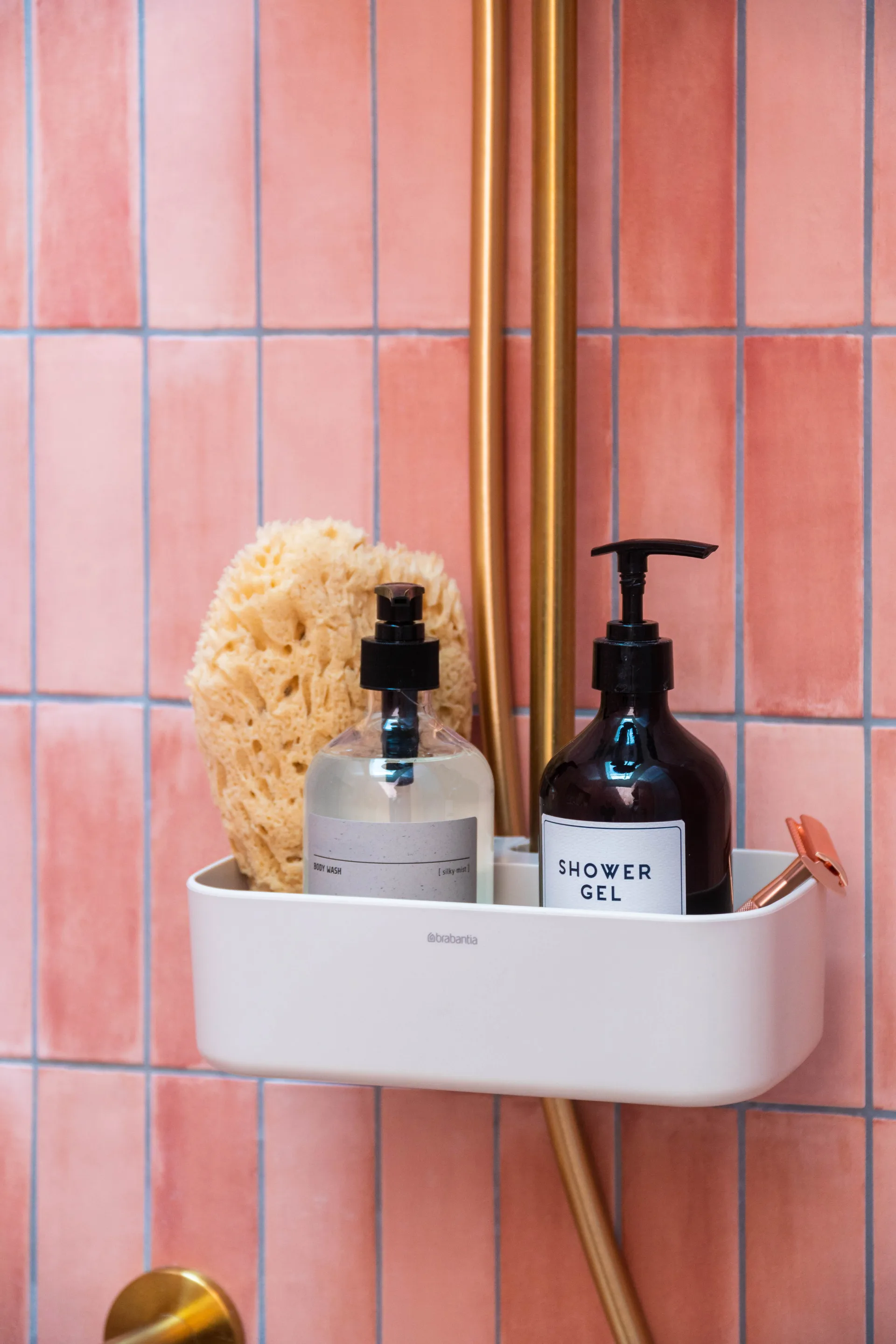 ReNew shower caddy, Soft Beige Brabantia