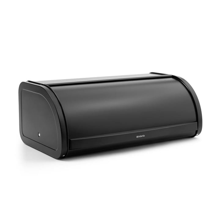 Roll Top bread bin large - matte black - Brabantia