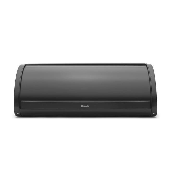 Roll Top bread bin large, matte black Brabantia