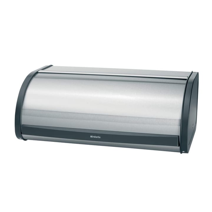 Roll Top bread bin large - matte steel - Brabantia