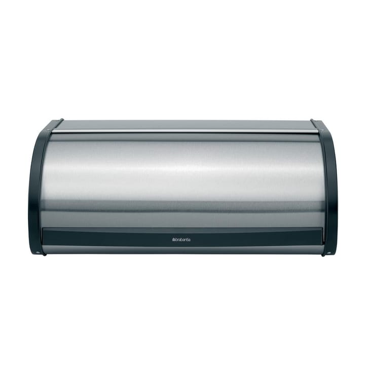 Roll Top bread bin large, matte steel Brabantia