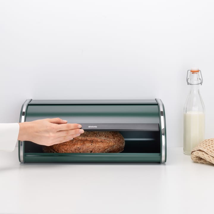 Roll Top bread bin medium - pine green - Brabantia