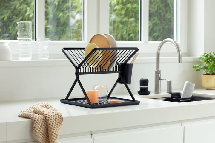 Sinkside collapsible dish rack37 cm - Dark grey - Brabantia