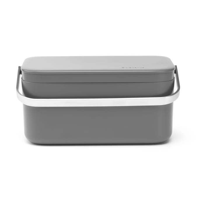 Sinkside food waste bin 13x22 cm - Dark grey - Brabantia