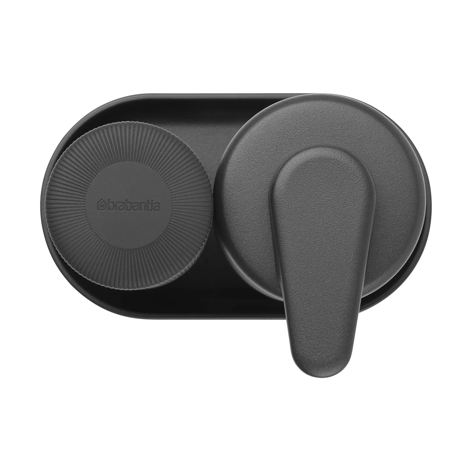 SinkStyle soap dispenser/washing liquid set, Mineral Infinite Grey Brabantia