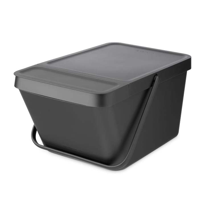 Sort & Go stackable waste bucket 20 L - Grey - Brabantia