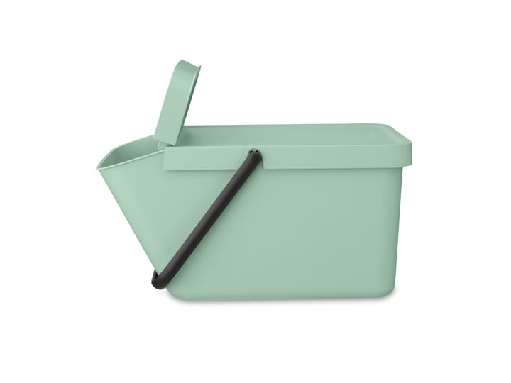 Sort & Go stackable waste bucket 20 L - Jade Green - Brabantia