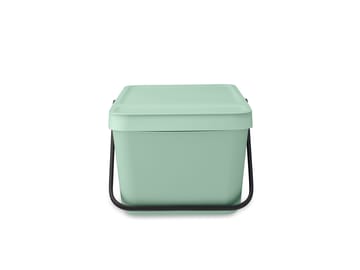 Sort & Go stackable waste bucket 20 L - Jade Green - Brabantia