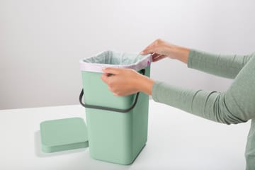Sort & Go waste bin 12 l. - Jade green - Brabantia