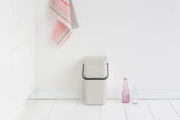 Sort & Go waste bin 12 l. - Light grey - Brabantia