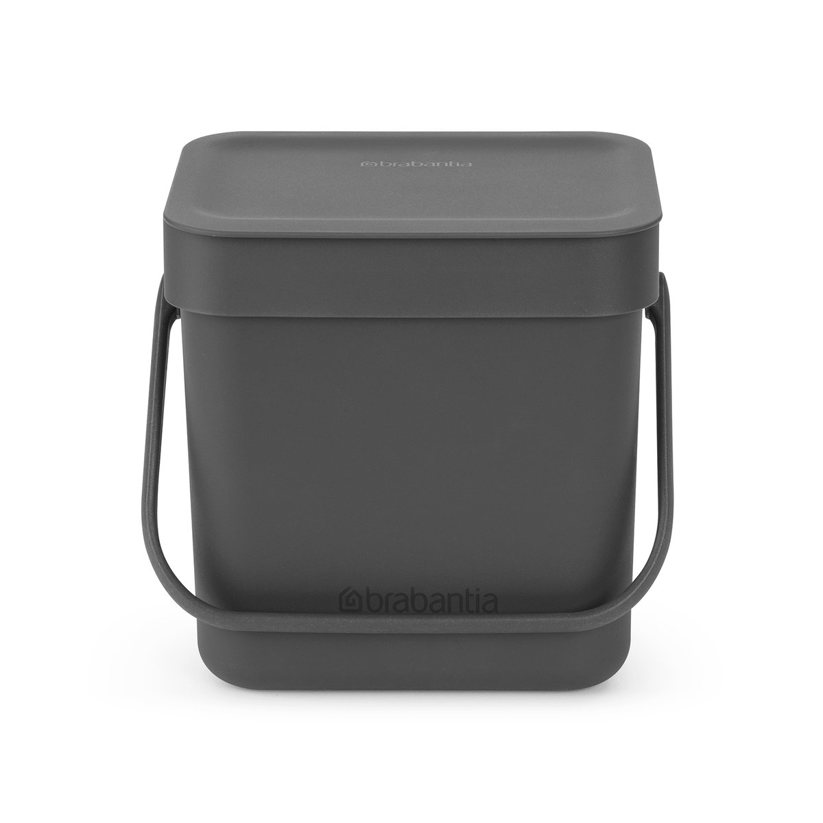 Brabantia Sort & Go waste bin 3 L Grey | Scandinavian Design | Indoor recycling bins | Grey