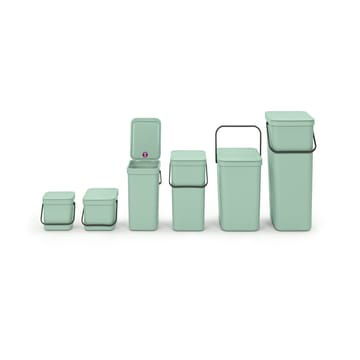 Sort & Go waste bin 3 L - Jade green - Brabantia