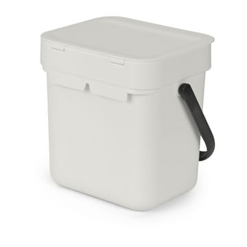 Sort & Go waste bin 3 L - Light grey - Brabantia