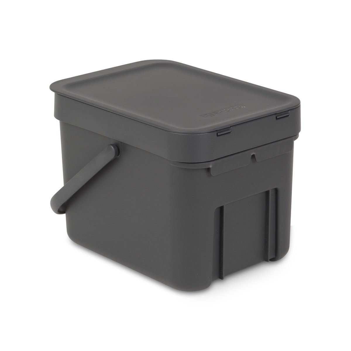 Brabantia Sort & Go waste bin 6 l. grey | Scandinavian Design | Indoor recycling bins | Grey