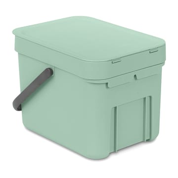 Sort & Go waste bin 6 l. - Jade green - Brabantia