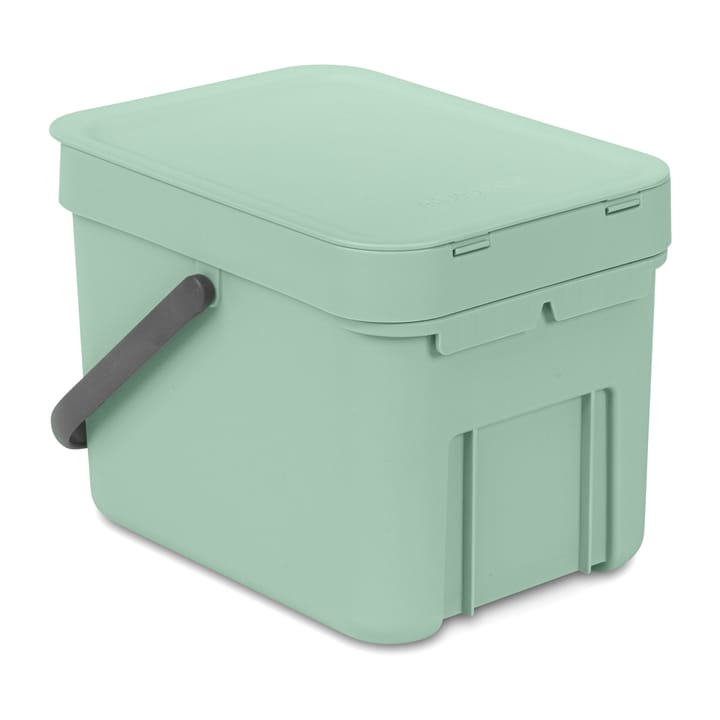 Sort & Go waste bin 6 l., Jade green Brabantia